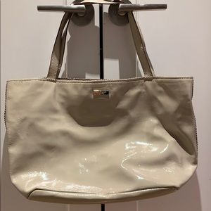 Kate Spade Nude Patent Leather Tote